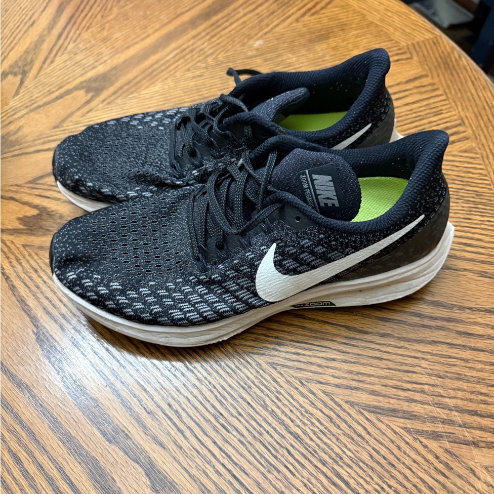 Nike Black and White Zoom Pegasus Sneakers